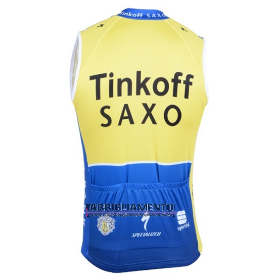 Gilet Antivento Tinkoff Saxo Bank 2019 Giallo Blu - Clicca l'immagine per chiudere